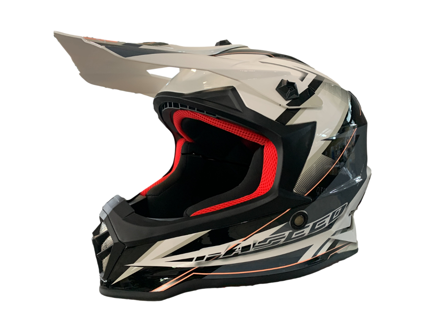MC Auto: Faseed 608 Kids Black/White Helmet