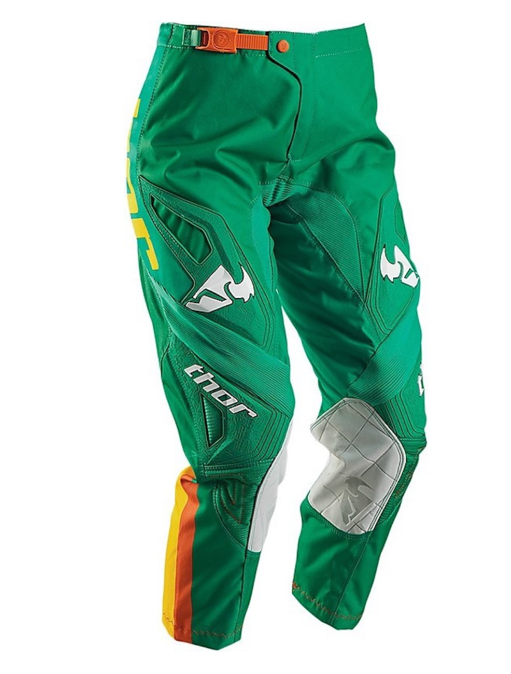 MC Auto: Thor Women's Bonnie Green/Yellow Pants