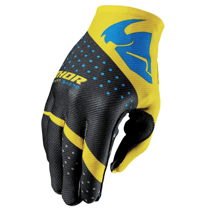 MC Auto: Thor Invert Rhythm Yellow Gloves