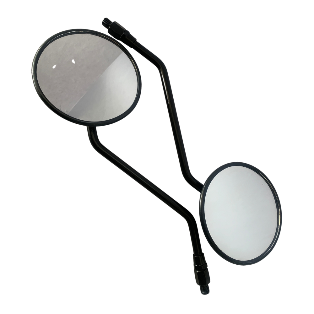 MC Auto: Rotracc Yamaha Style Black (10mm) Mirrors