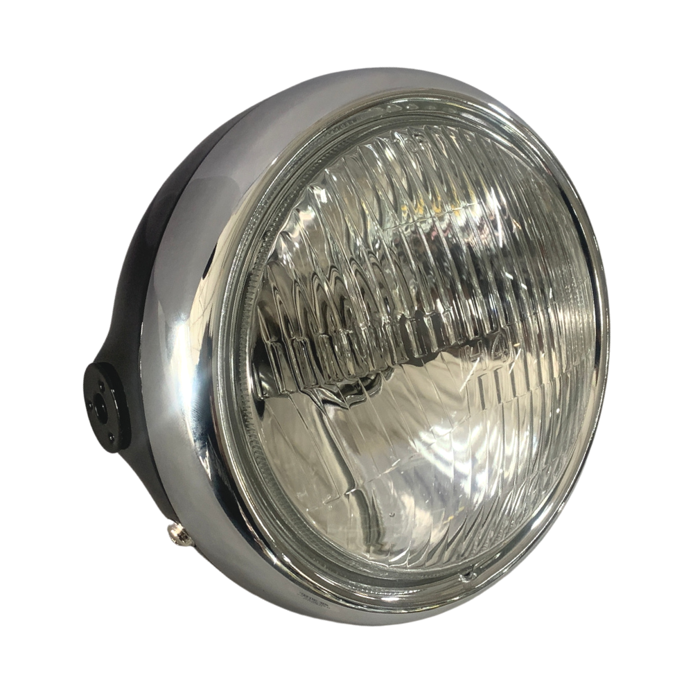 MC Auto: Motrix Universal Round 14.5cm Black Headlight