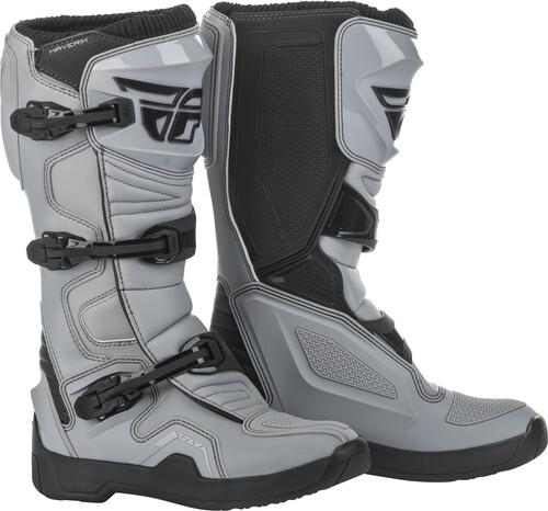 MC Auto: Fly Maverick Grey/Black Boots