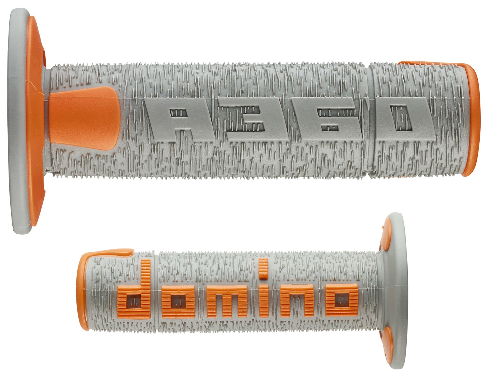 MC Auto: Domino A360 Grey/Orange MX Grips