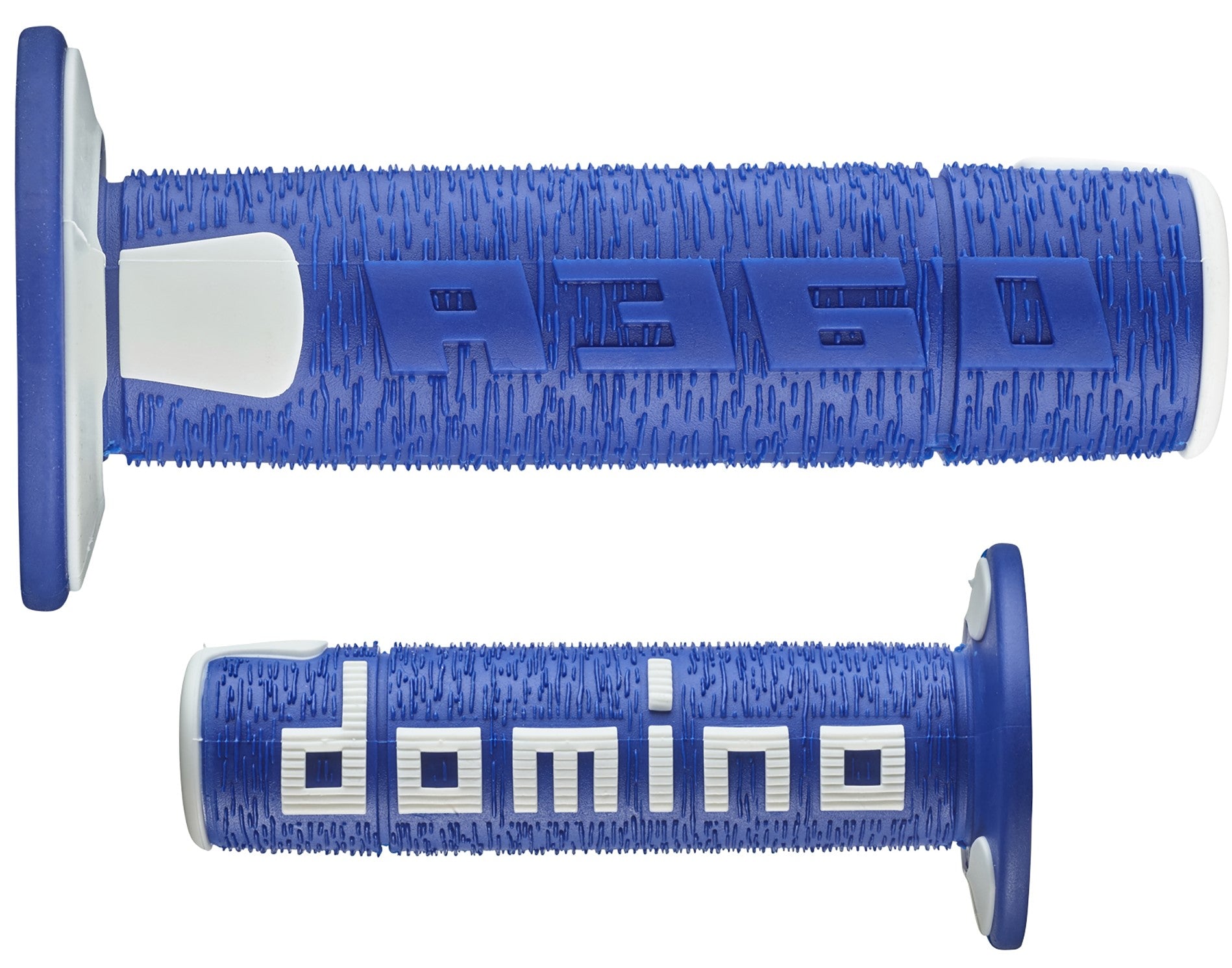 MC Auto: Domino A360 Blue/White MX Grips