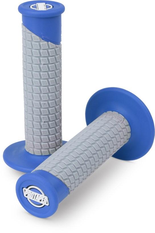 MC Auto: ProTaper Clamp On Pillow Top Blue/Grey MX Grips