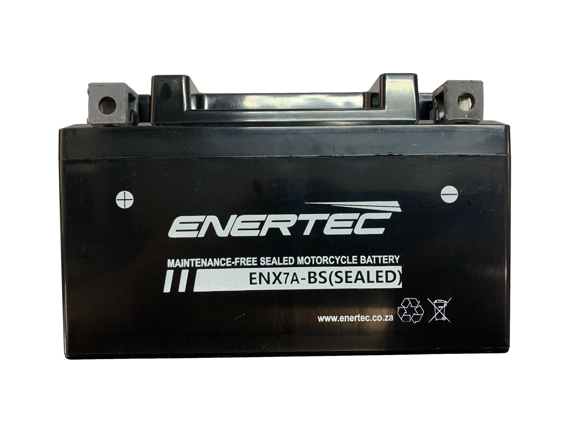 MC Auto: Enertec Battery ENX7A-BS -Motorcycle Battery