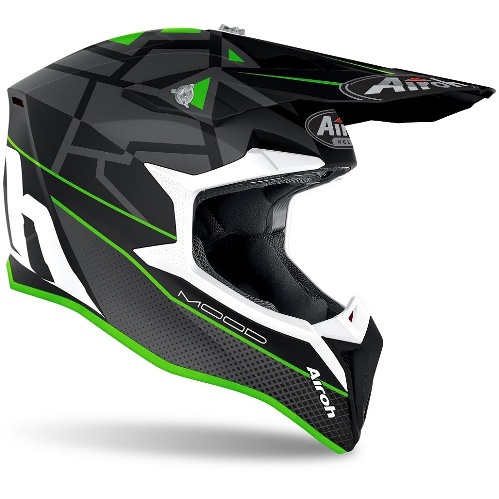 MC Auto: Airoh Wraap Mood Matt Green Helmet