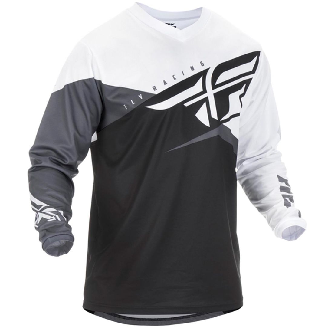 Fly F-16 Black/White/Grey Jersey
