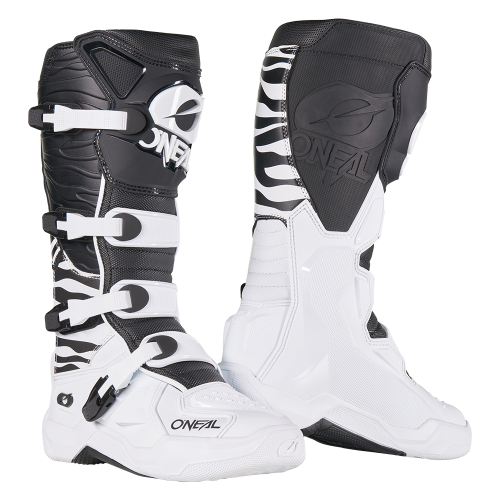 O'Neal 3SRS Zebra Black/White MX Boots