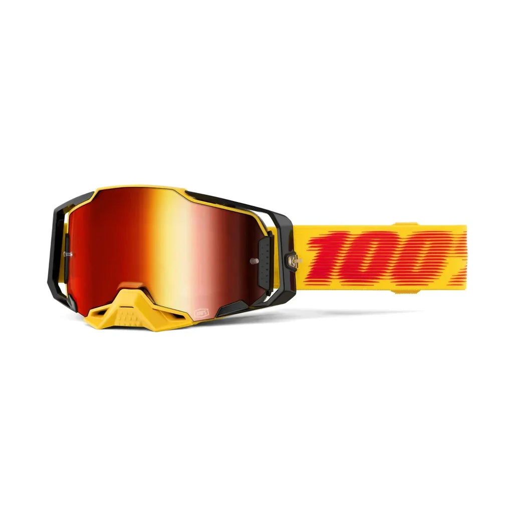 100% Armega Tetsu Red Mirror Lens Goggle