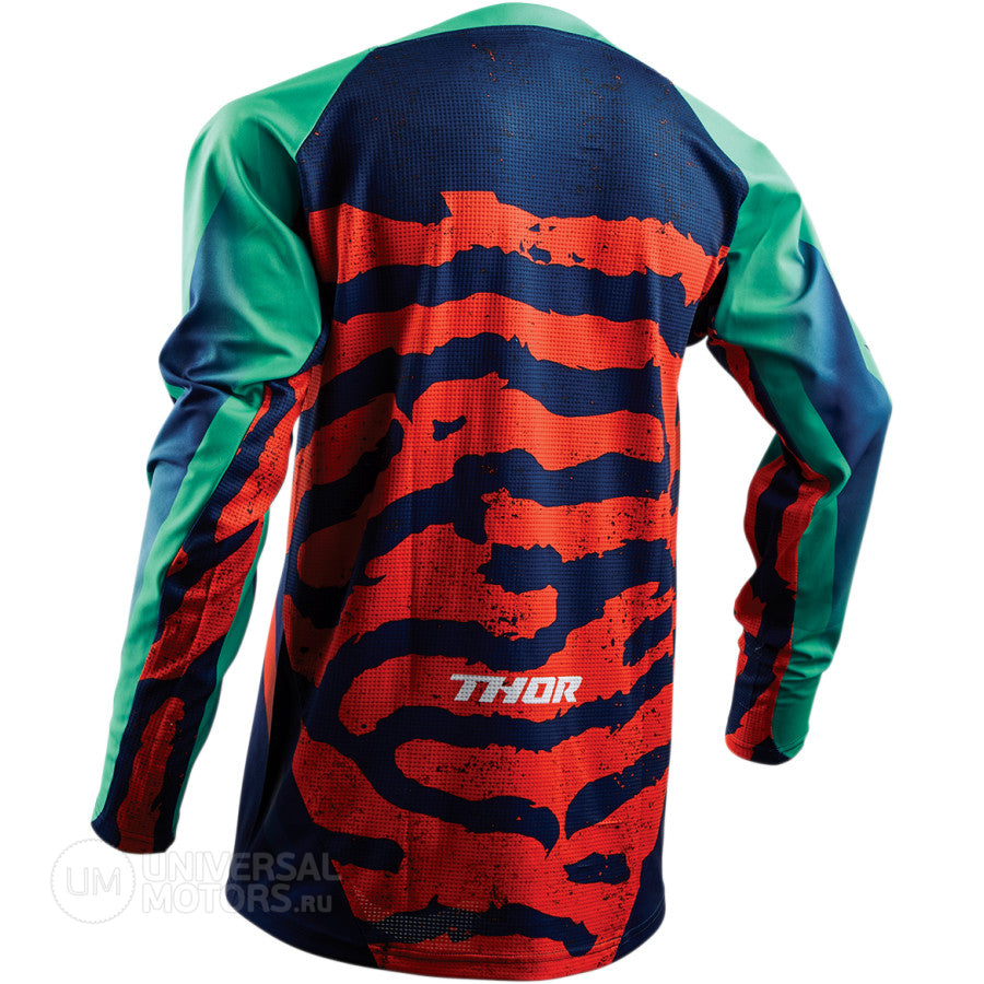 Thor Fuse Rampant Navy/Teal Jersey