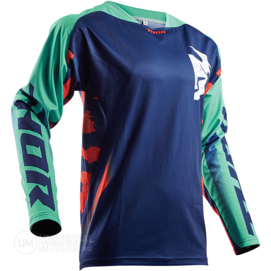Thor Fuse Rampant Navy/Teal Jersey