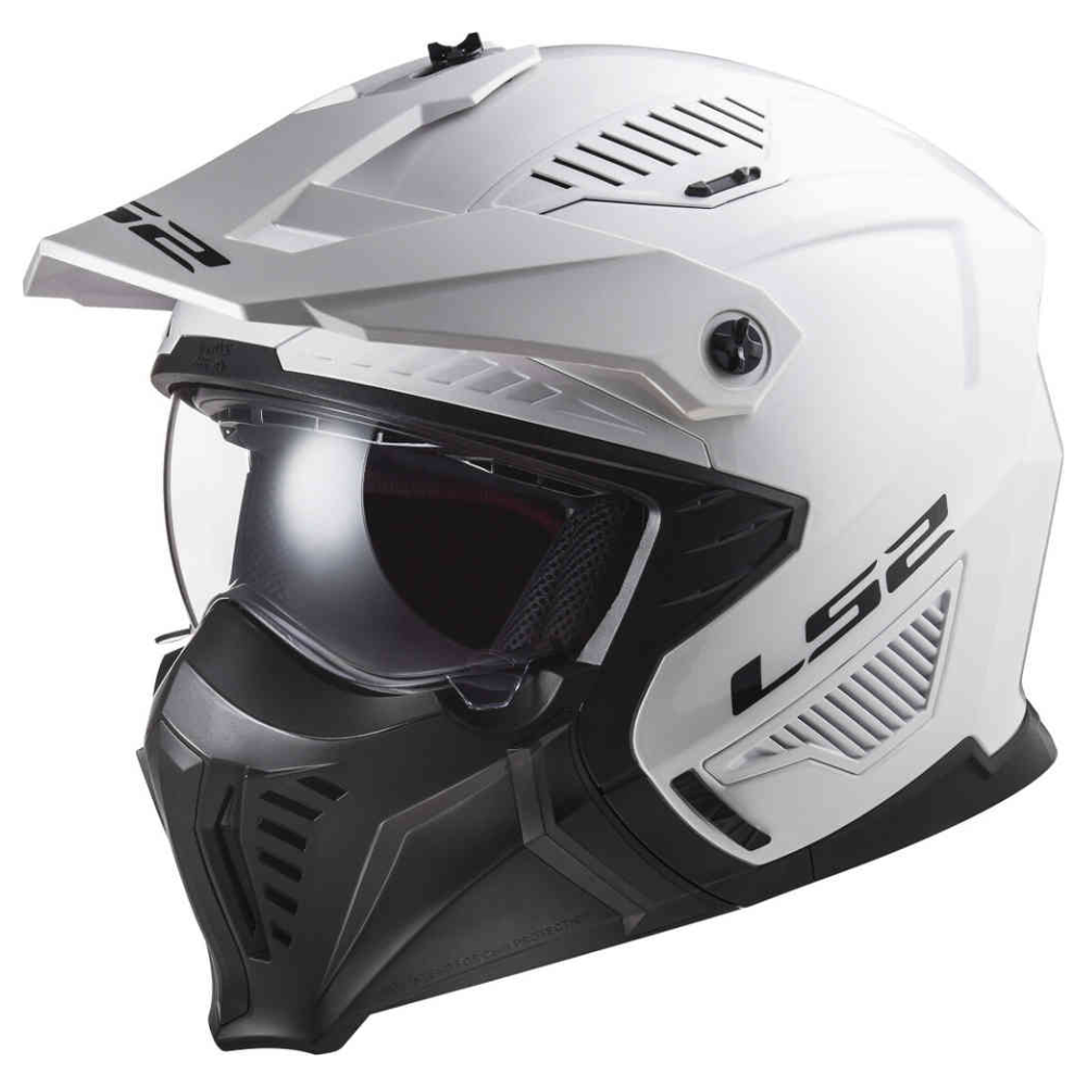 MC Auto: LS2 OF606 Drifter Solid White Helmet