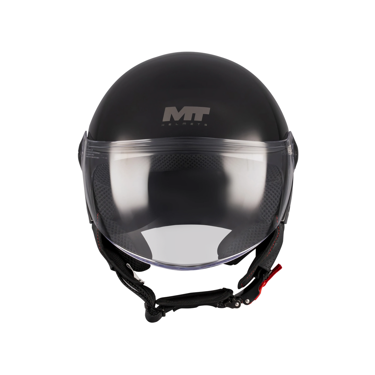 MT OF501 Street S Puree A1 Gloss Black Open Face Helmet