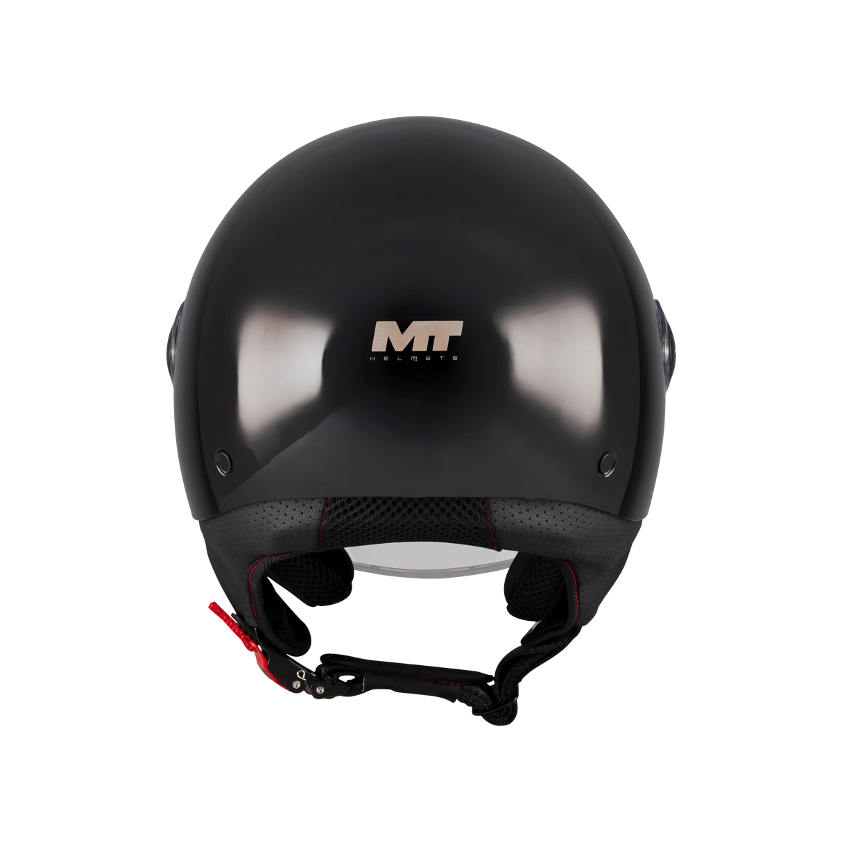 MT OF501 Street S Puree A1 Gloss Black Open Face Helmet