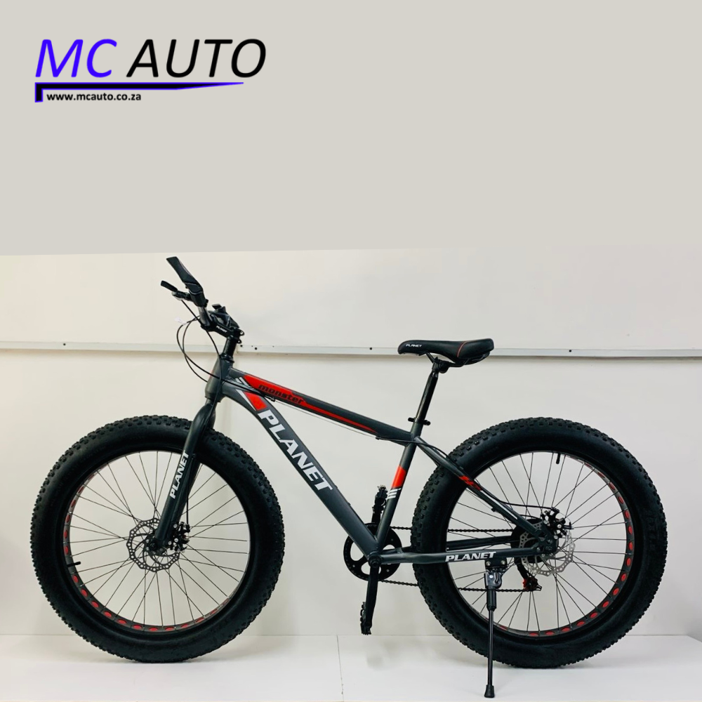 Planet Monster MTB 26"x4 Grey Bicycle