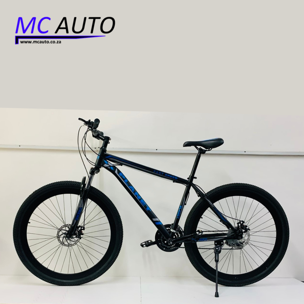 Planet Fast 24S MTB 29" Black/Blue Bicycle