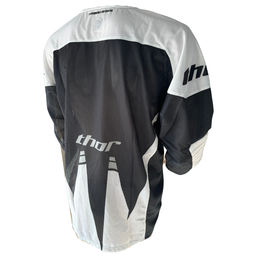 MC Auto: Thor AC Vented Black/White Jersey