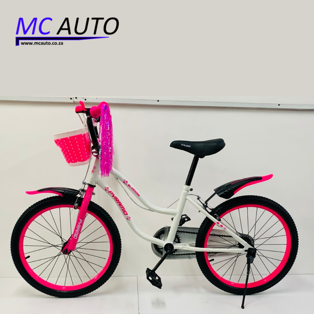 Pyramid Blossom BMX 20" White/Pink Bicycle