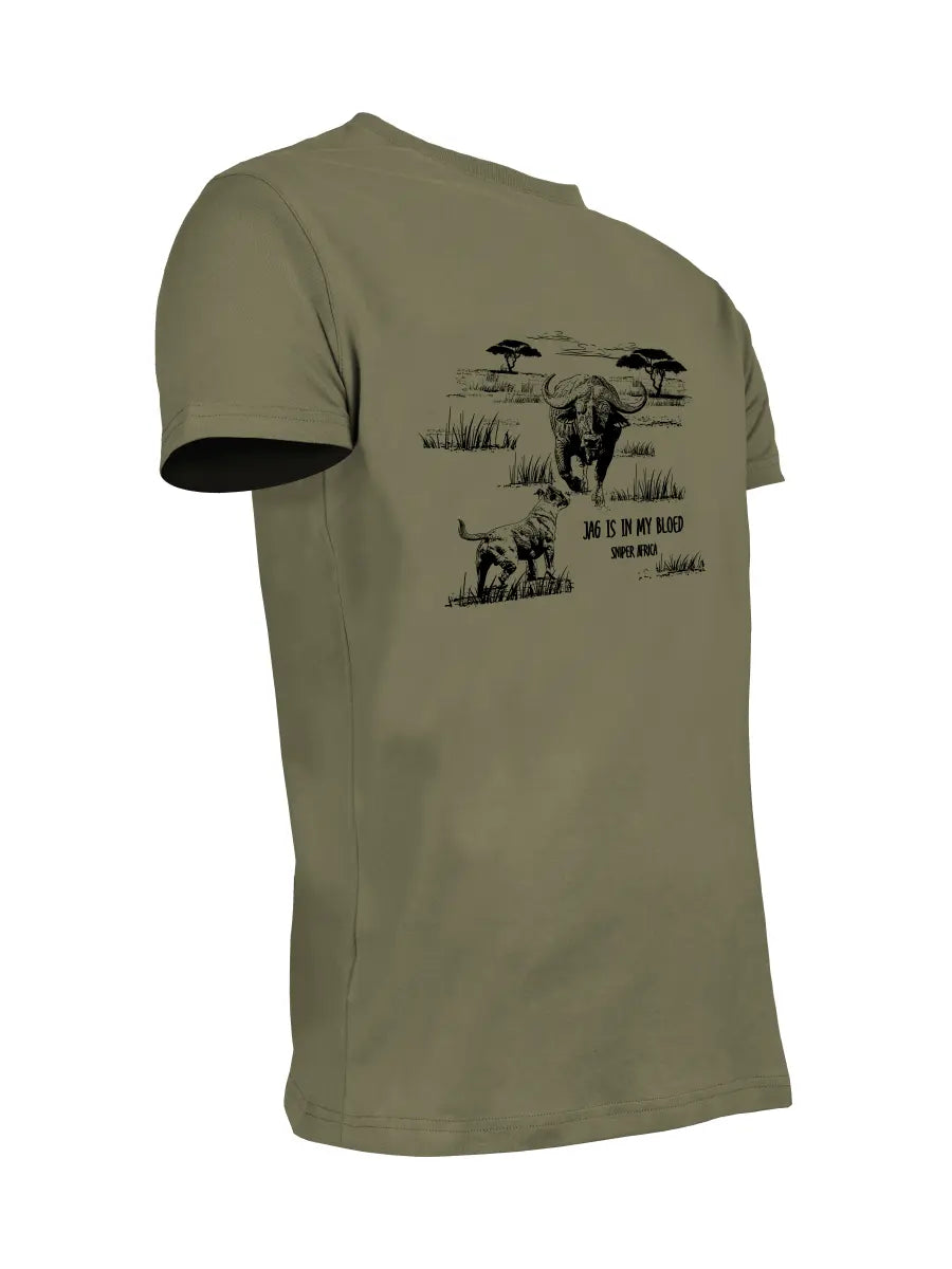 Sniper Africa Khaki Vintage Short Sleeve T-Shirt
