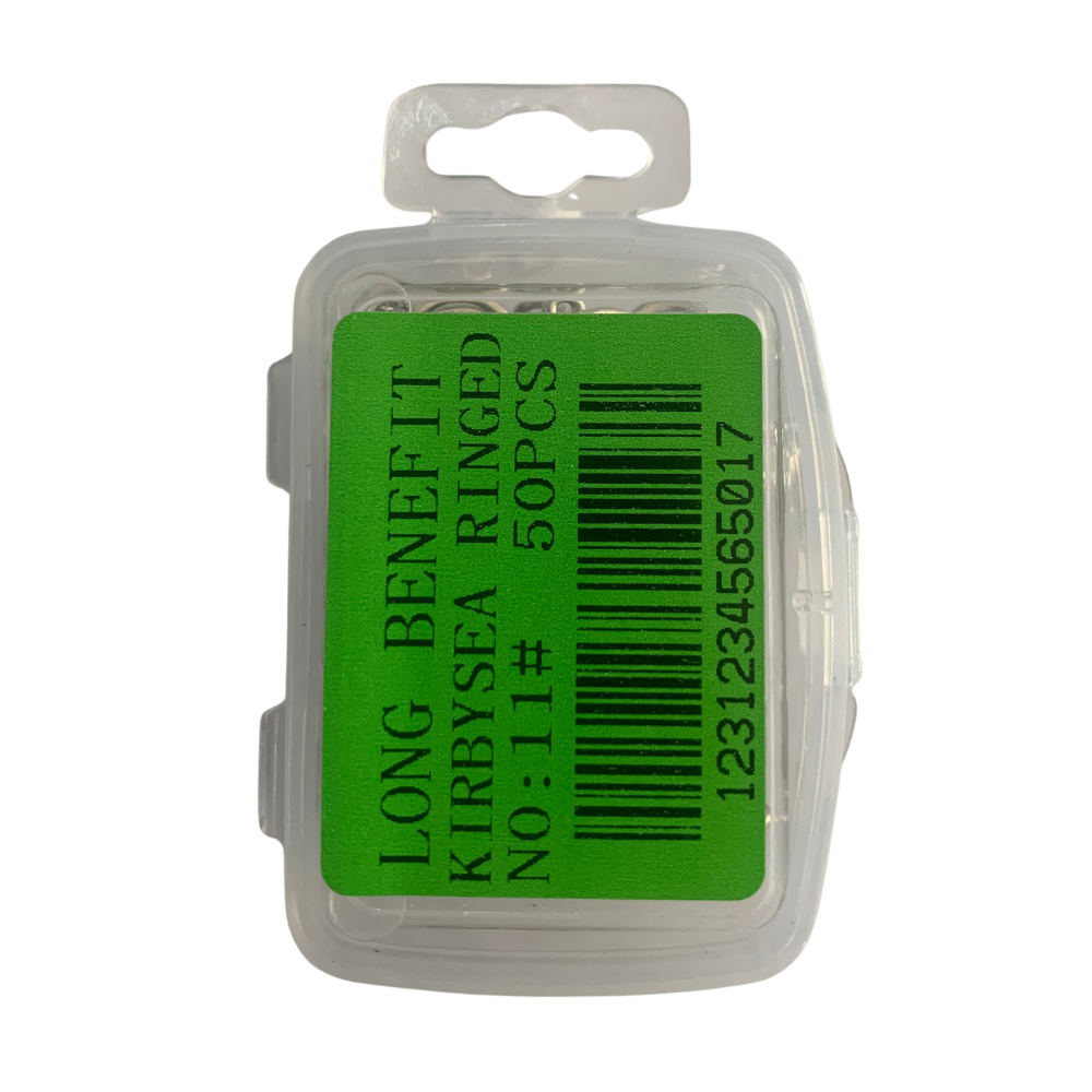 Kirbysea Ringed Hook #11 - 50PCS