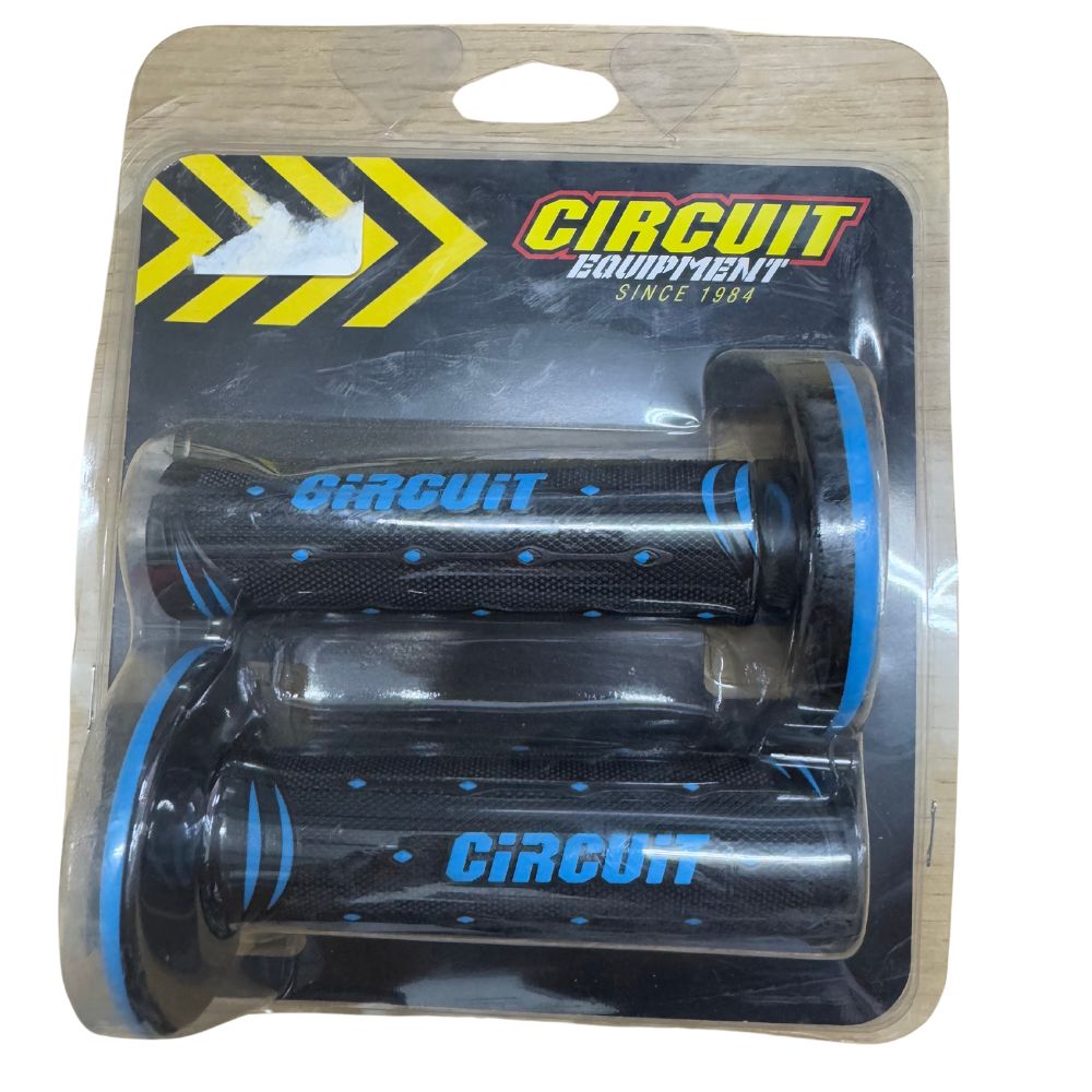 Circuit Equipment Jupiter Black/Fluo Blue Racing Grips