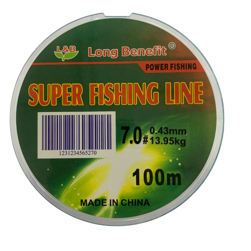 L&B 7.0# 30LBS Blue 100m Super Fishing Line