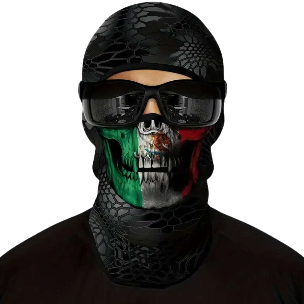 MCA Balaclava Colourful Ghost Skull Face Mask