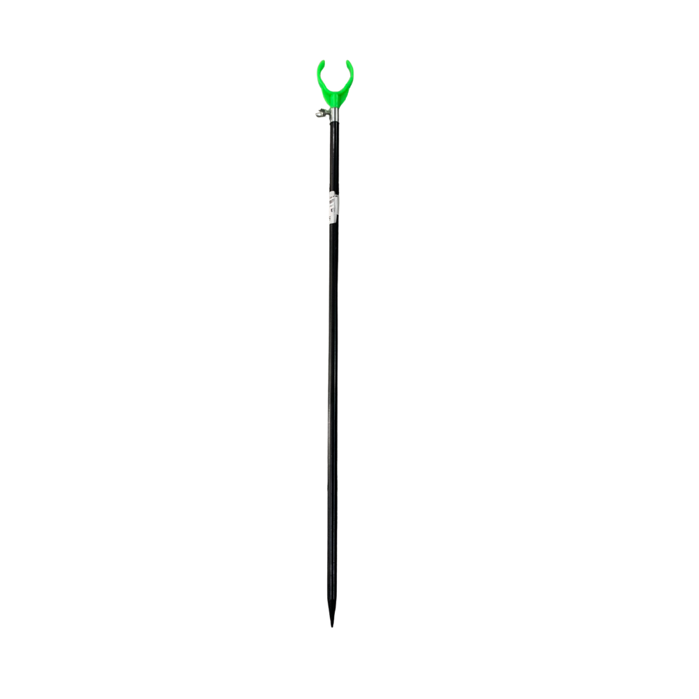 L&B Fishing Rod Stand 1.1m Green U Screw Type