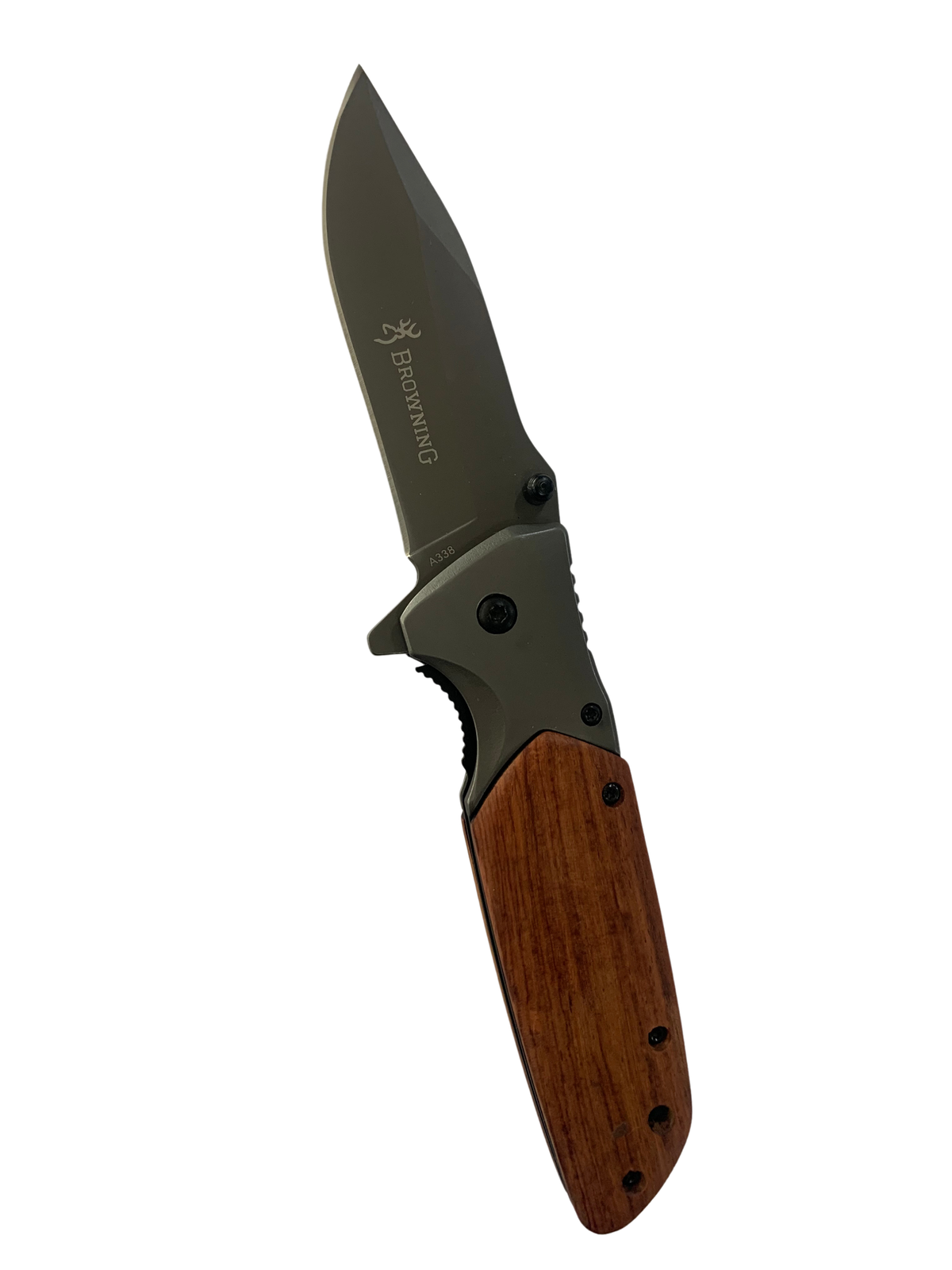 Browning A338 Wooden Folding Knife