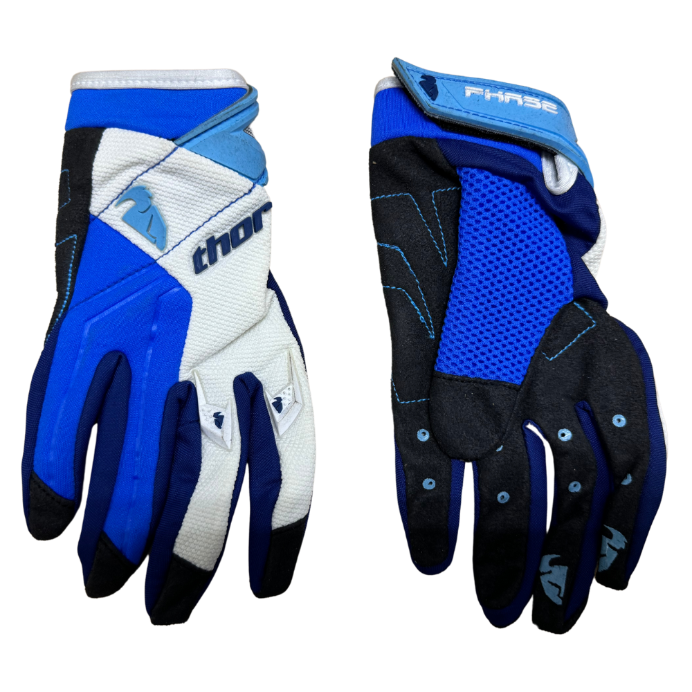 MC Auto: Thor Phase Blue/White Gloves