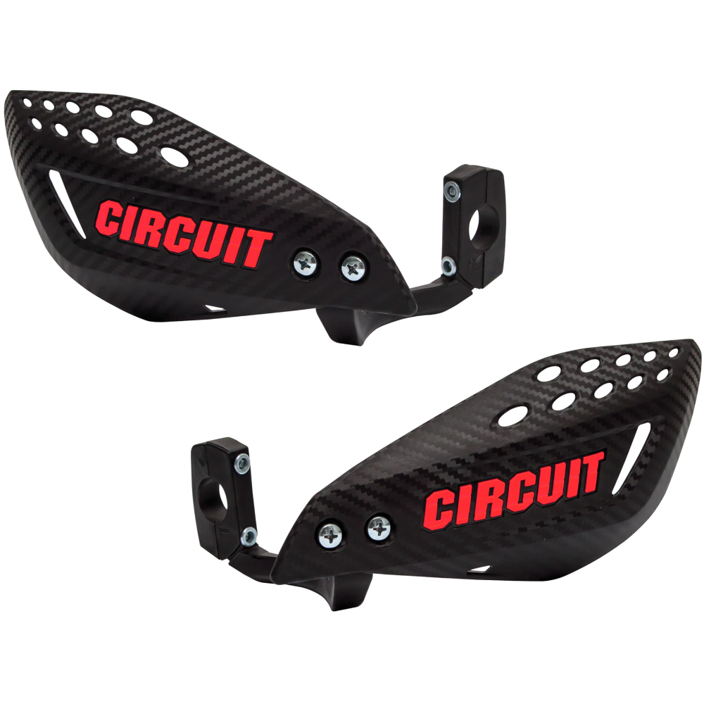 Circuit Equipment Carbon/Fluo Red Handguards