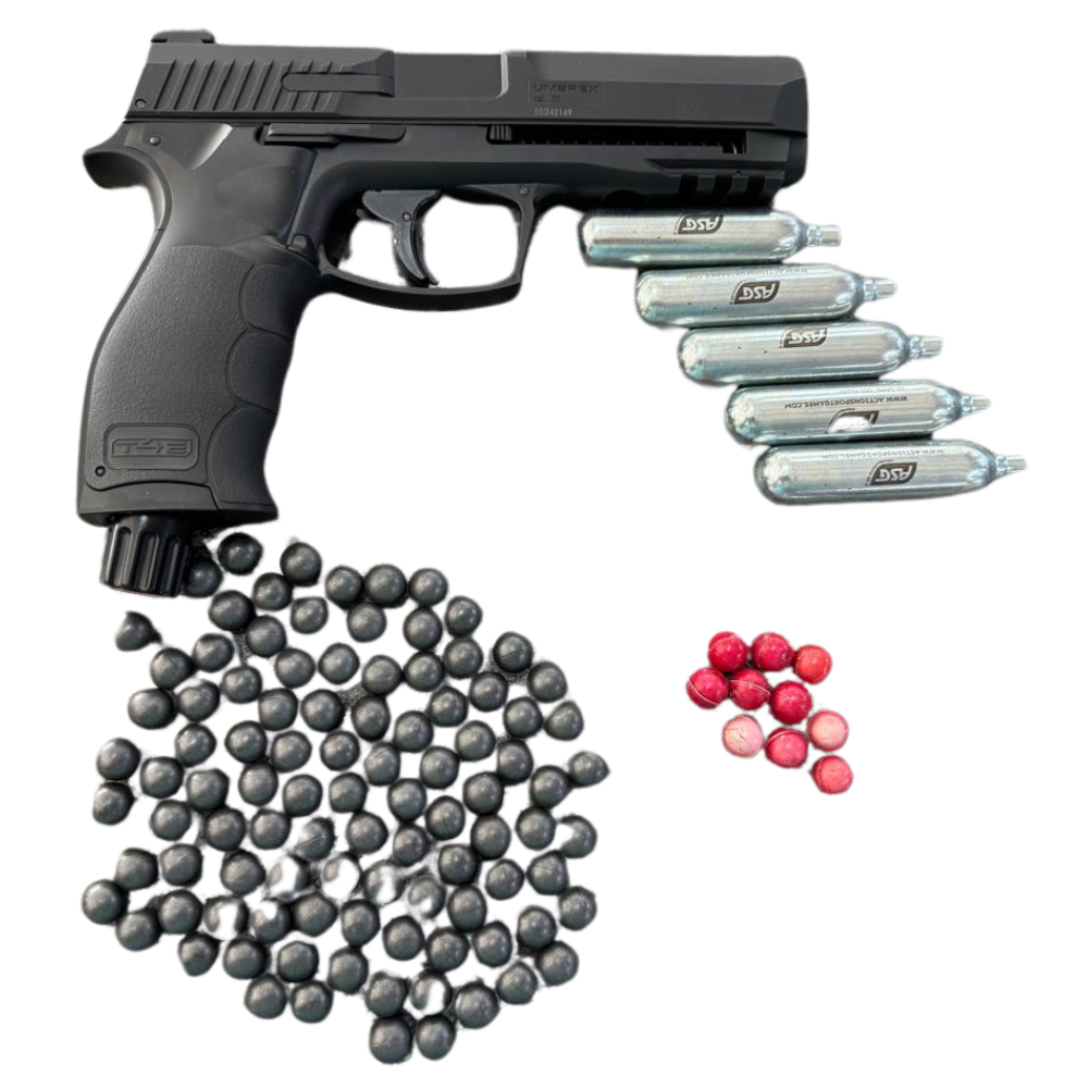 Umarex HDP 50 T4E Self-Defence Pistol Kit With Ammo And Gas