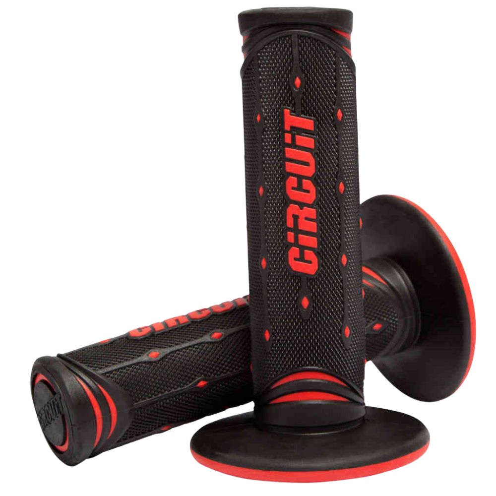 Circuit Equipment Jupiter Black/Red Racing Grips