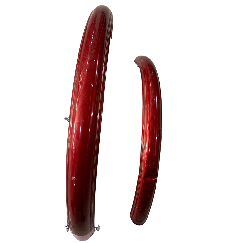 Aftermarket Chrome Plated Balloon Mud Guards