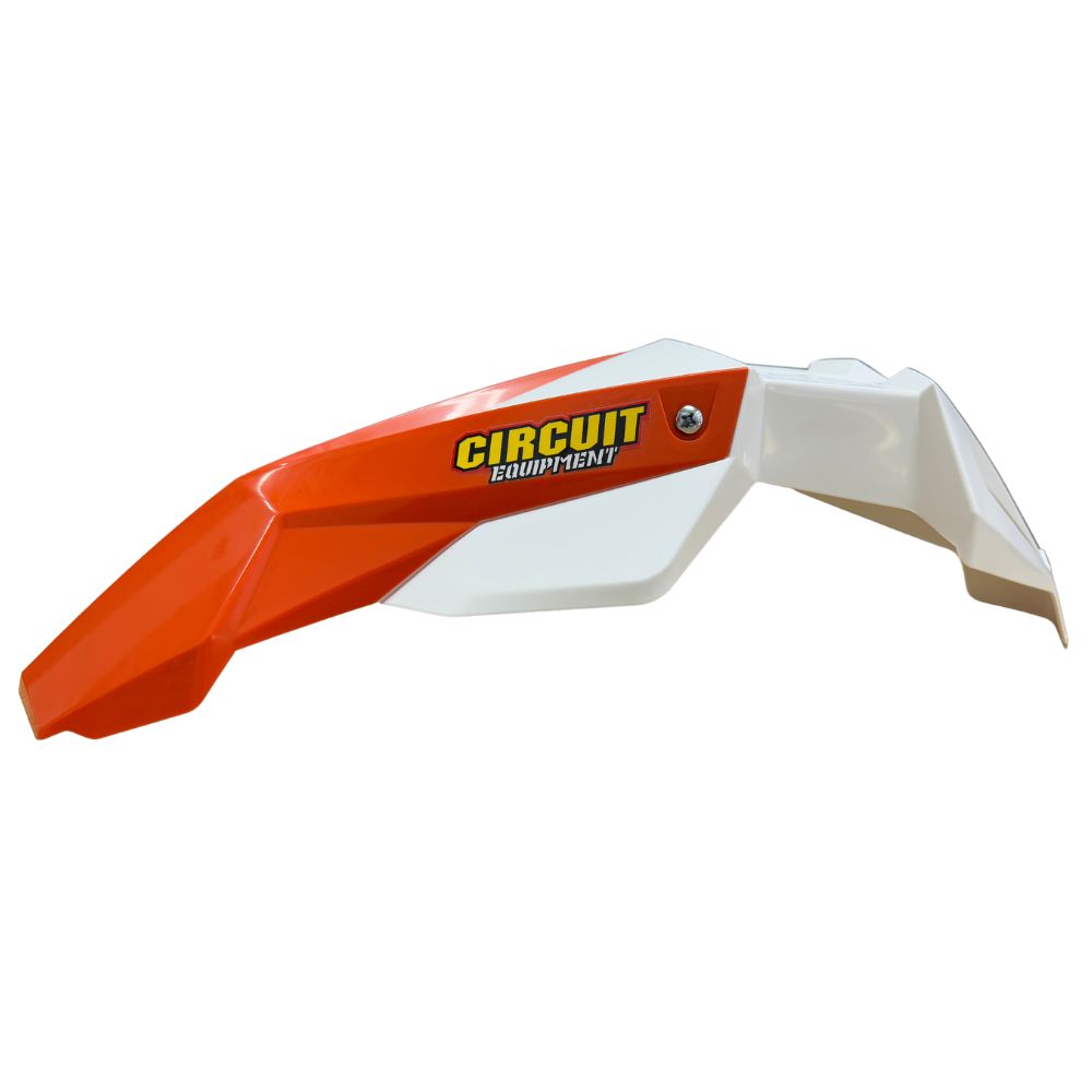 Circuit Equipment White/Orange Stealth Front Fender