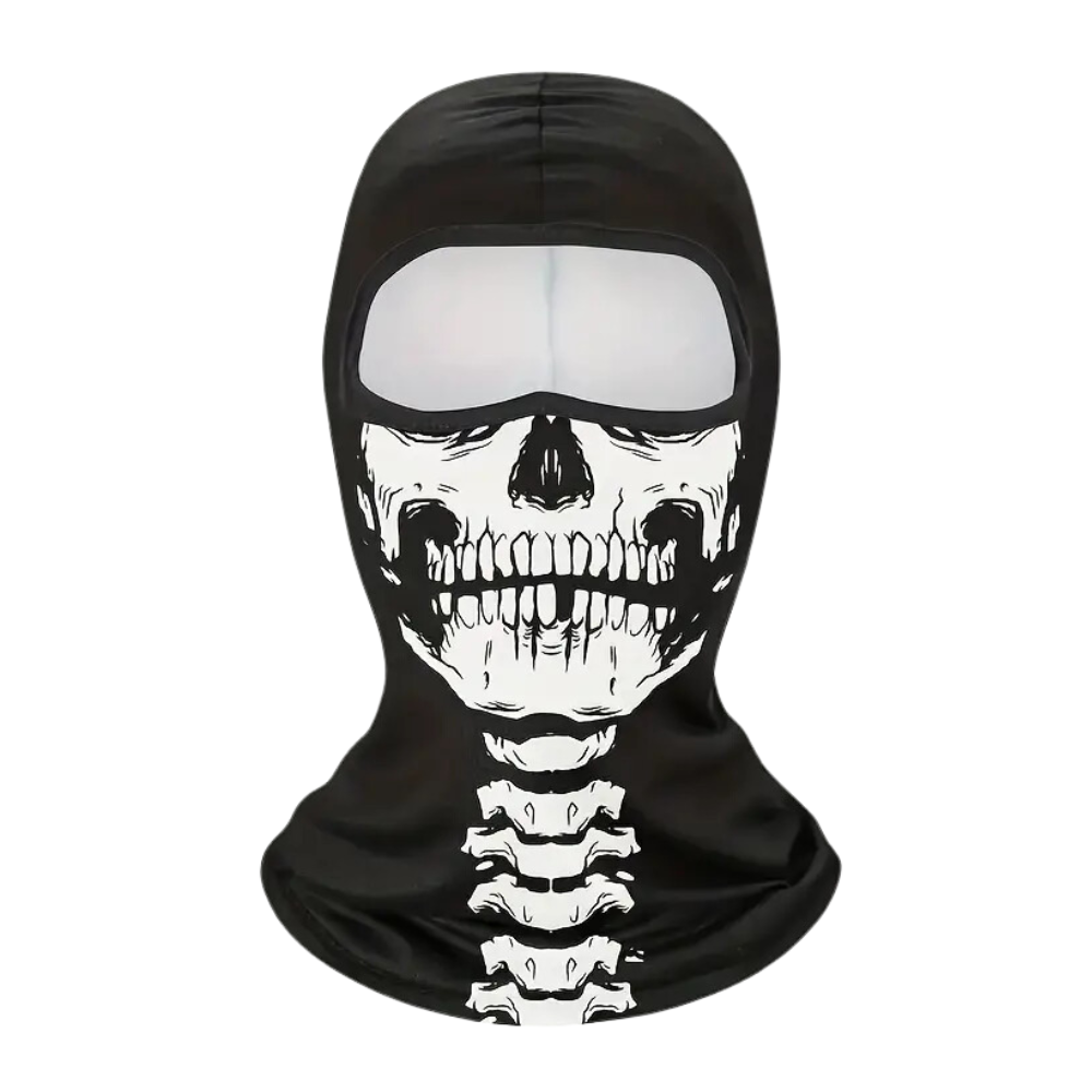 MCA Balaclava White Ghost Skull Face Mask