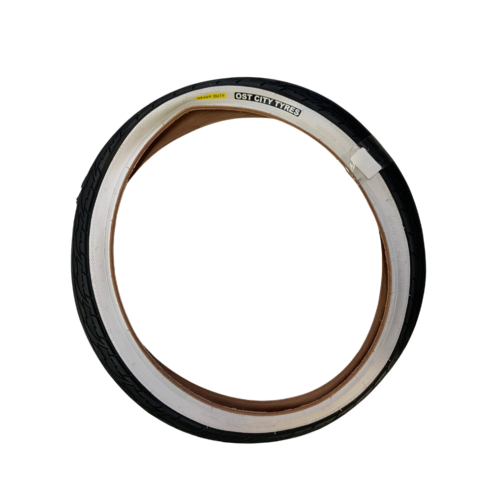 Wanda P1026 White Wall Bicycle Tyre - 20x2.125