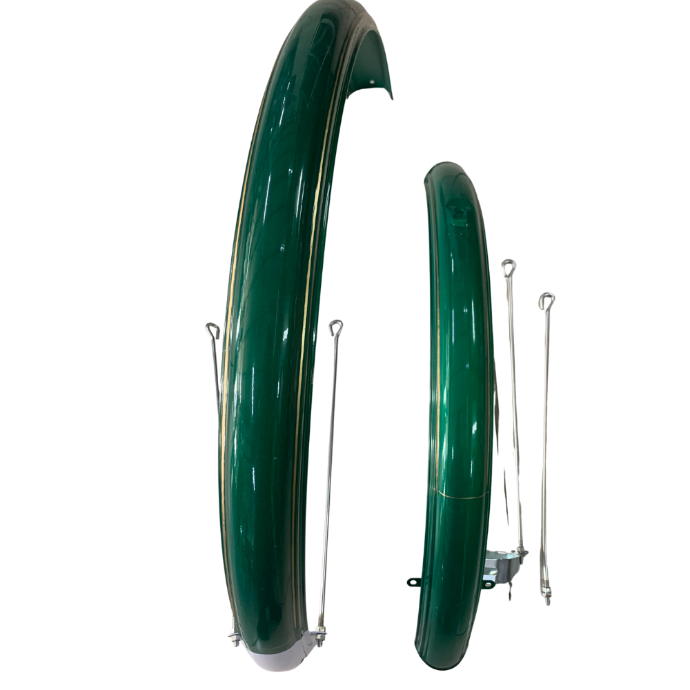 Aftermarket Chrome Plated Balloon Mud Guards