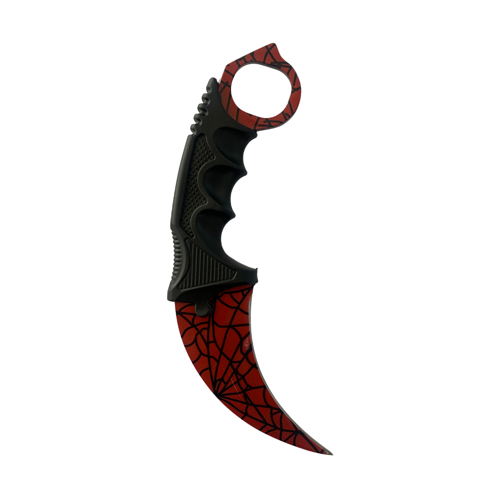 Karambit Self Defence Knife Red/ Web