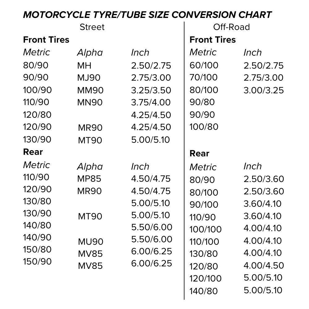 Metzeler Motorcycle Tubes