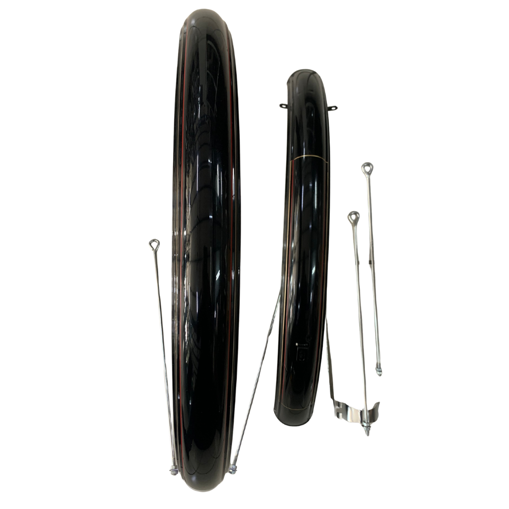 Aftermarket Chrome Plated Balloon Mud Guards