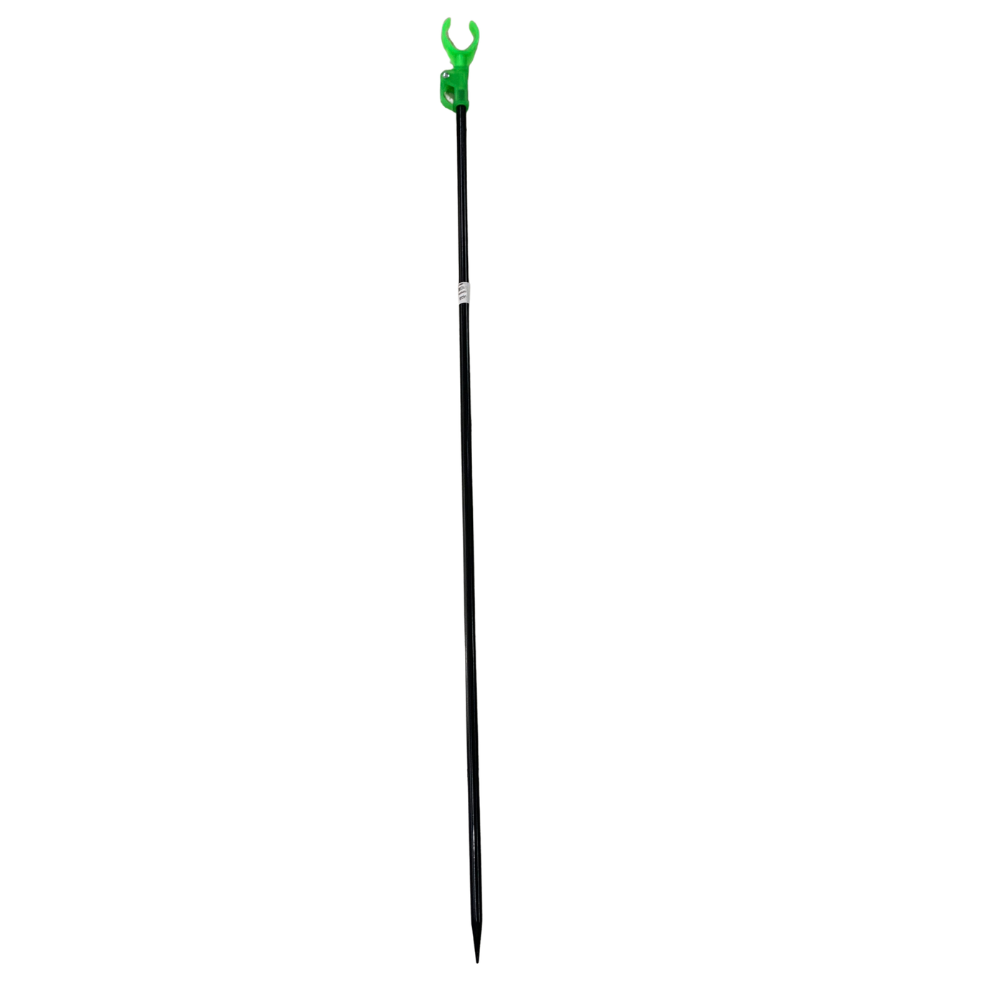 L&B Fishing Rod Stand 1.8m Green V Clip Type