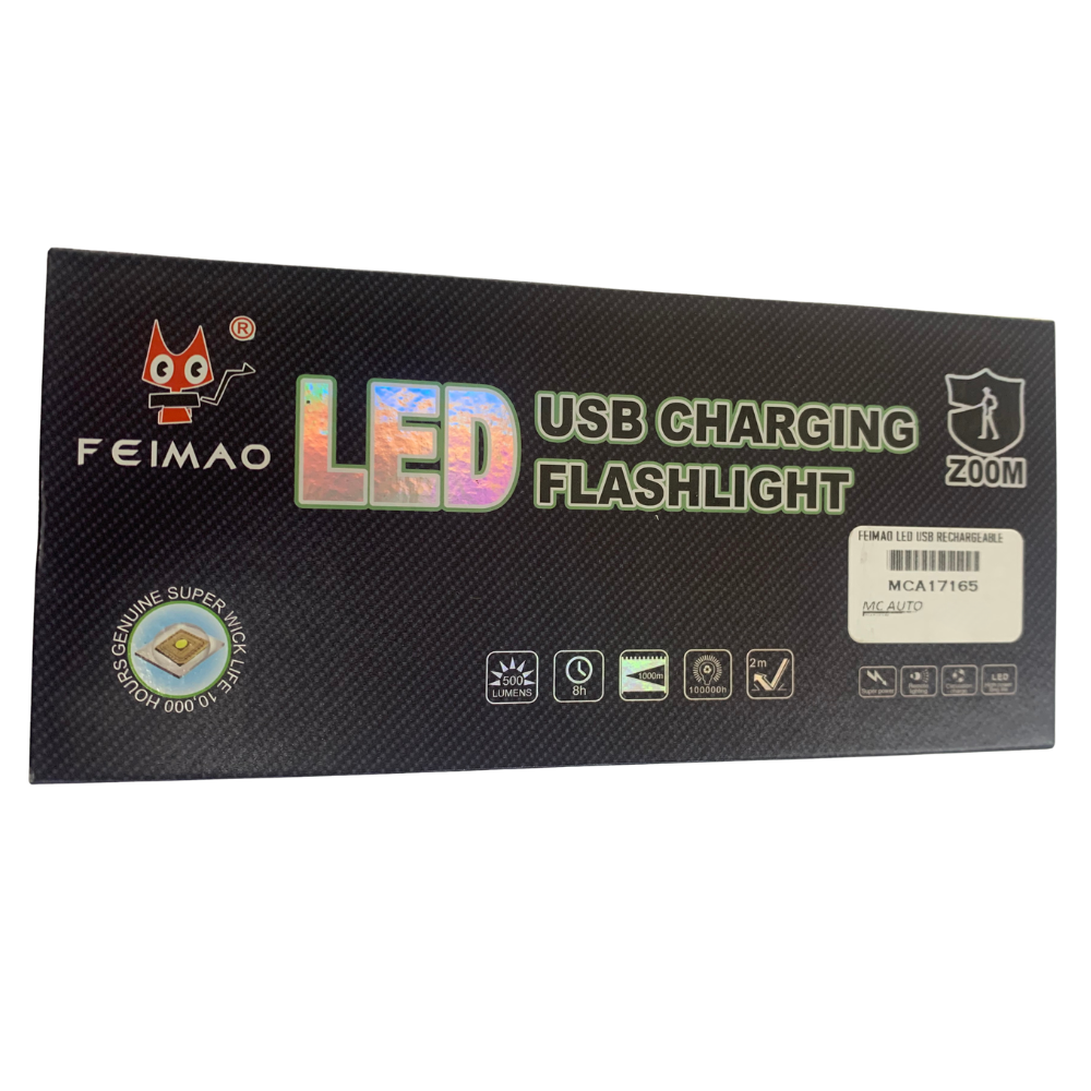 FEIMAO LED USB RECHARGEABLE FLASHLIGHT