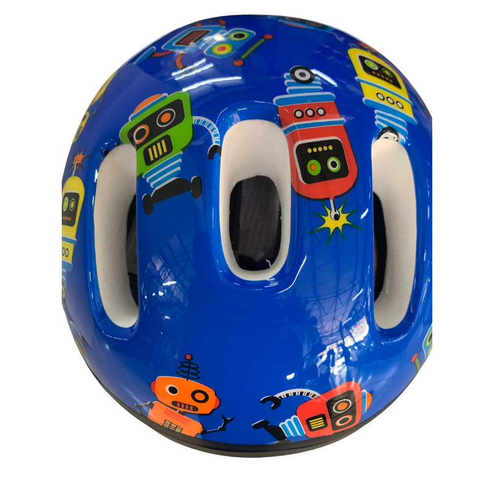 Santa Fee MV6-2 Blue Kids Adjustable Bicycle Helmet