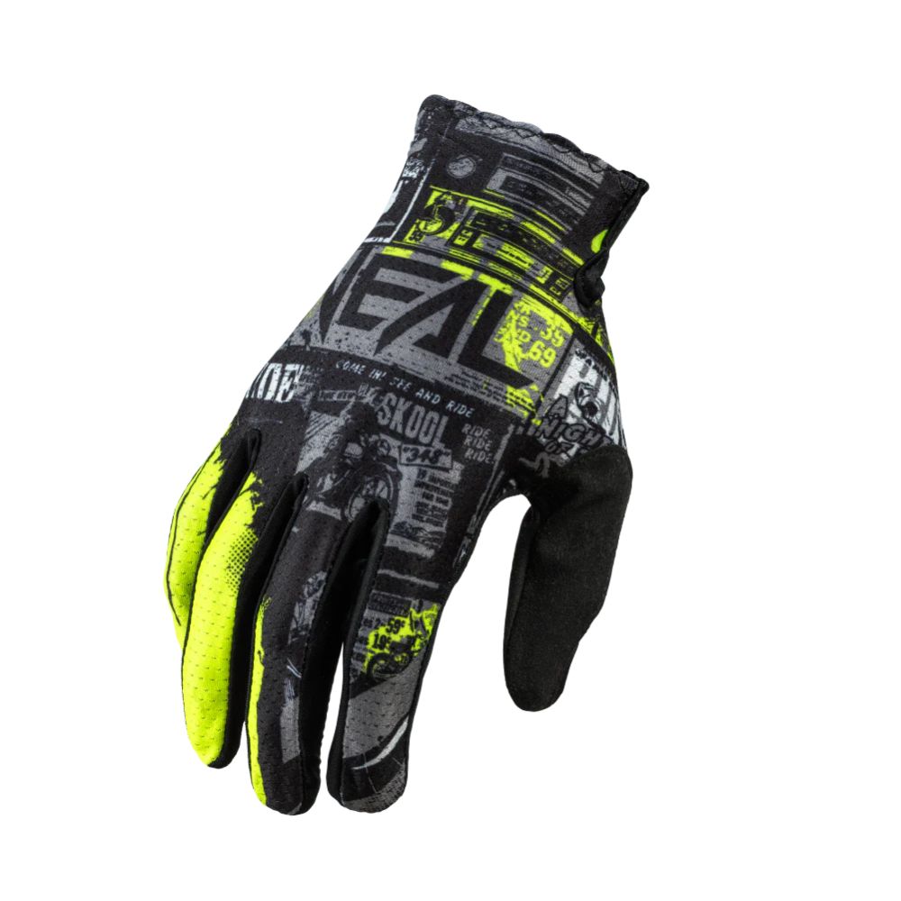 O'Neal Matrix Ride V.25 Black/Neon Yellow Gloves