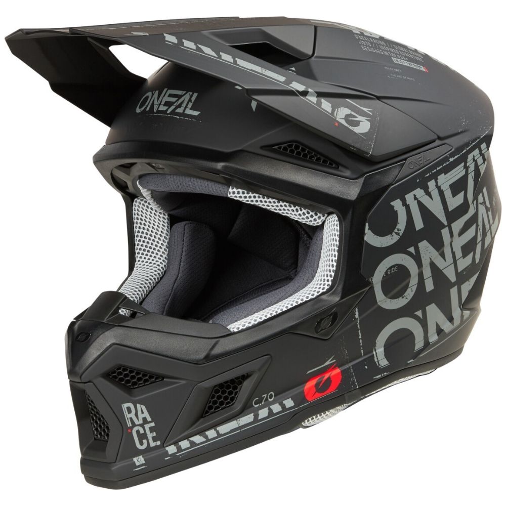 O'Neal 3S V.25 Static Black/Grey Helmet