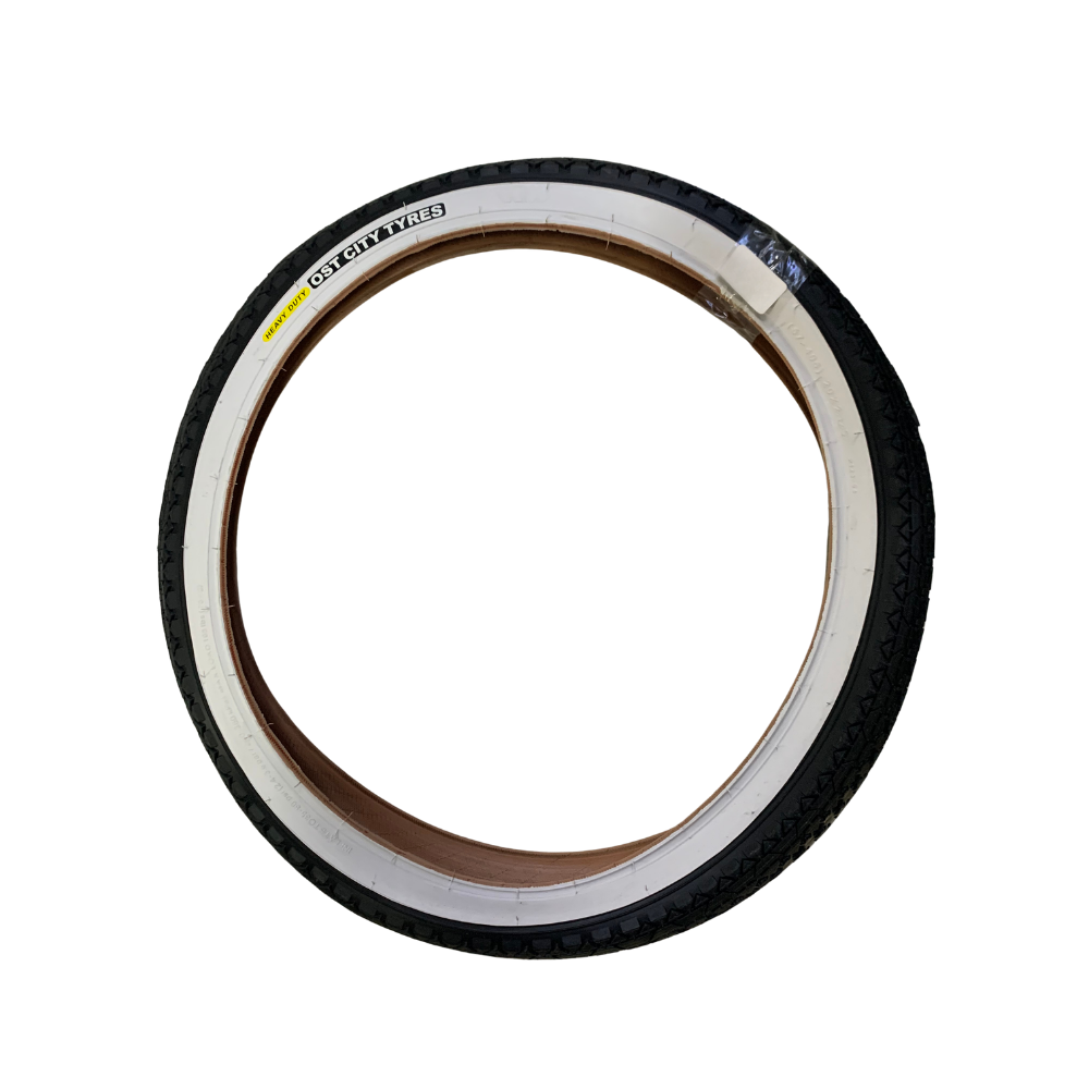 Wanda P123 White Wall Bicycle Tyre - 20x2.125