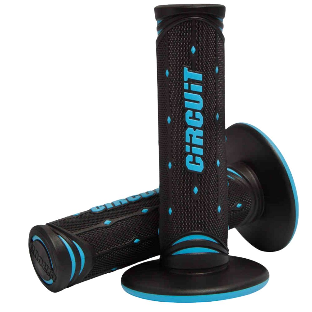 Circuit Equipment Jupiter Black/Fluo Blue Racing Grips