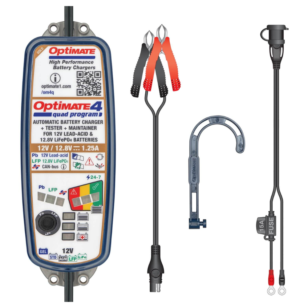 OptiMATE 4 Quad Program Battery Charger